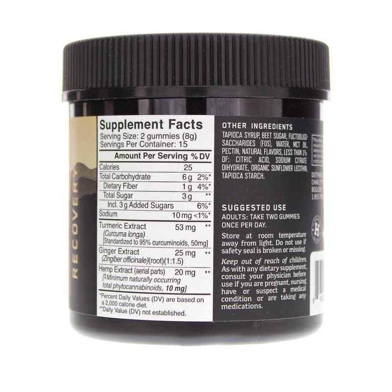 Hemp Extract-Infused Gummies Recovery Ginger Flavor, 30 Gummies, by Charlottes Web, image #2