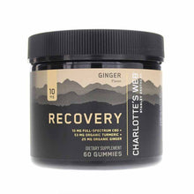 Hemp Extract-Infused Gummies Recovery Ginger Flavor, by Charlottes Web