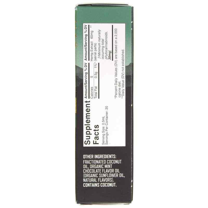 Hemp Extract Oil 60 Mg, Mint Chocolate, .34 Oz, by Charlottes Web, image #2