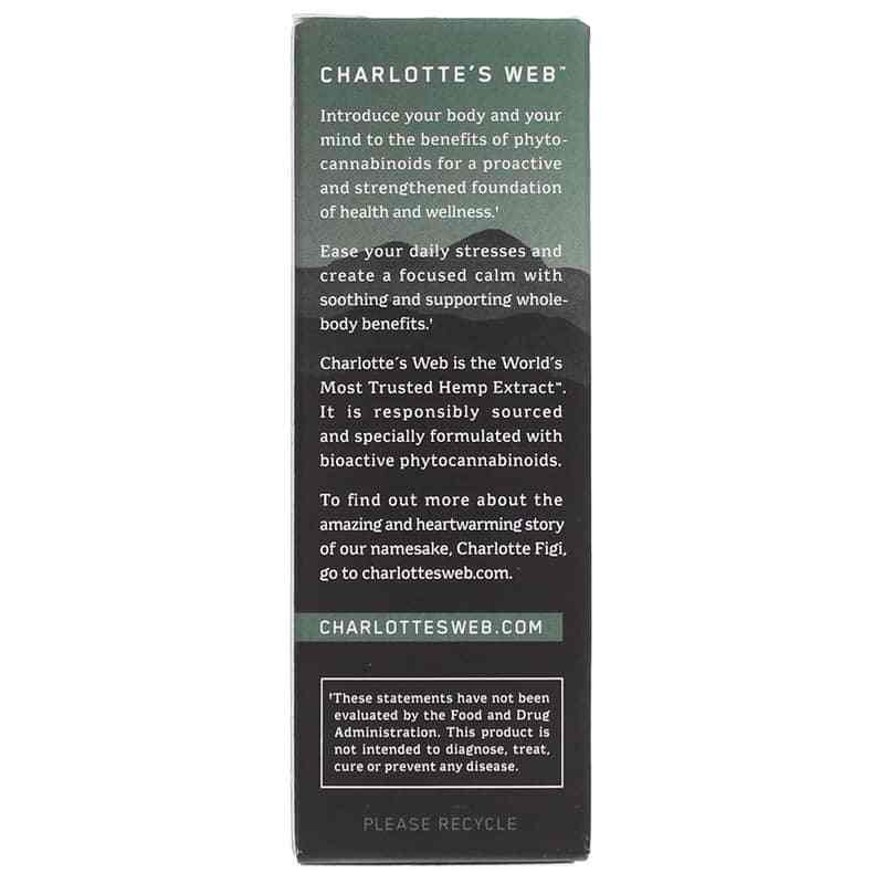 Hemp Extract Oil 60 Mg, Mint Chocolate, 1 Oz, by Charlottes Web, image #3