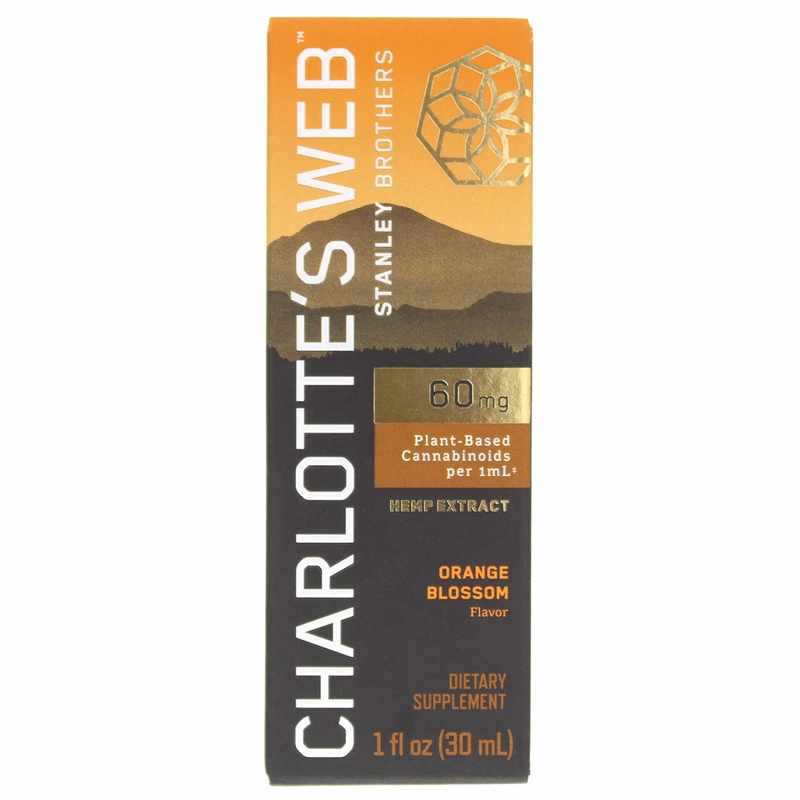 Hemp Extract Oil 60 Mg, Orange Blossom, 1 Oz, by Charlottes Web