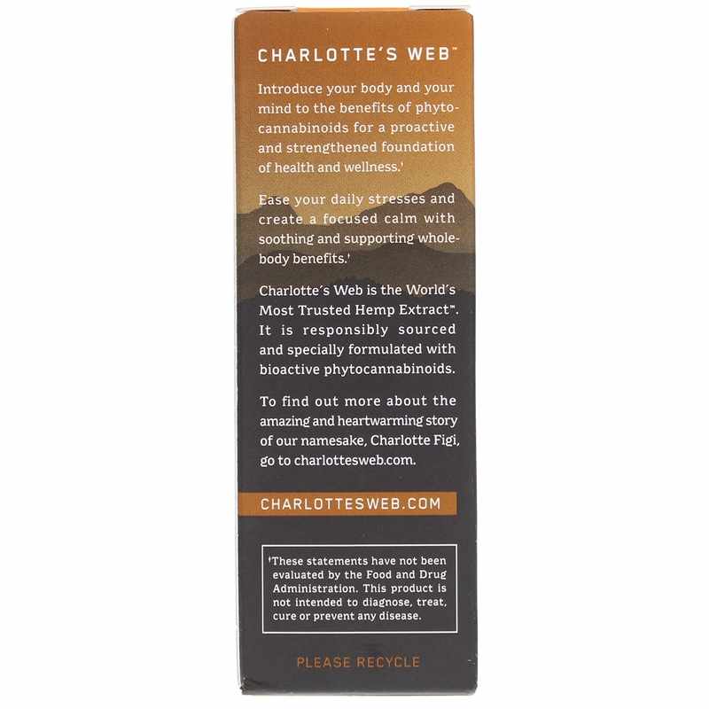Hemp Extract Oil 60 Mg, Orange Blossom, 1 Oz, by Charlottes Web, image #3
