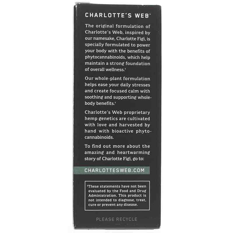 Hemp Extract Original Formula 50 Mg, Mint Chocolate, 3.38 Oz, by Charlottes Web, image #3