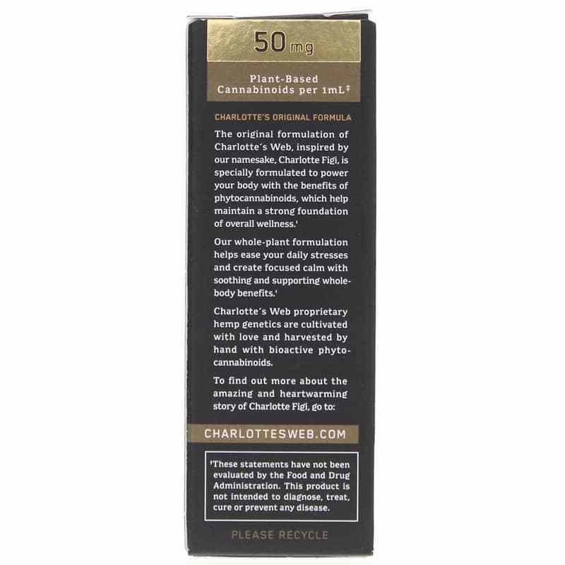 Hemp Extract Original Formula 50 Mg, Olive Oil, 1 Oz, by Charlottes Web, image #3