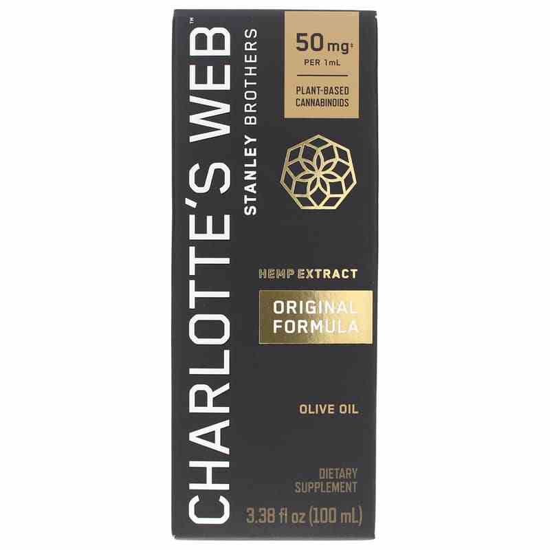 Hemp Extract Original Formula 50 Mg, Olive Oil, 3.38 Oz, by Charlottes Web