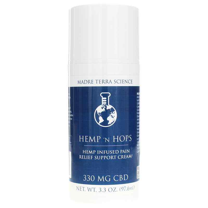 Hemp 'n Hops 200 Mg Topical Cream, Madre Terra Science – Natural