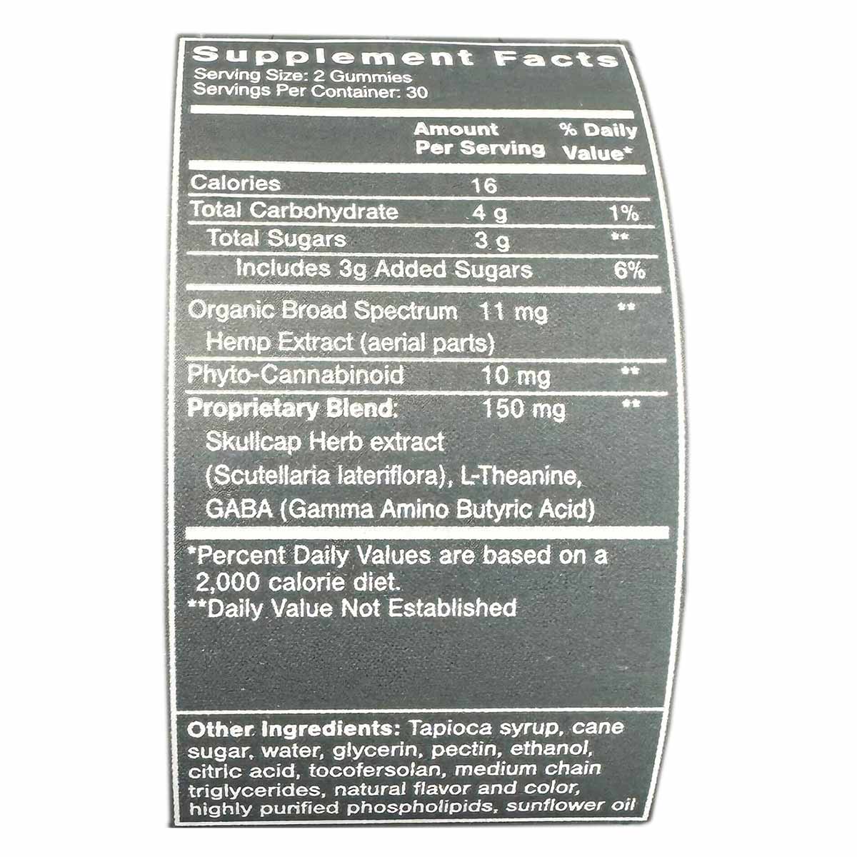 Hemp Synergies-AX Calming Formula Gummies, 60 Gummies, by Quicksilver Scientific