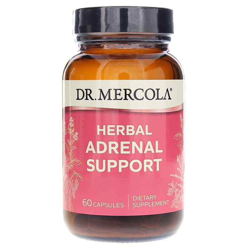 Herbal Adrenal Support, 60 Capsules, by Dr. Mercola