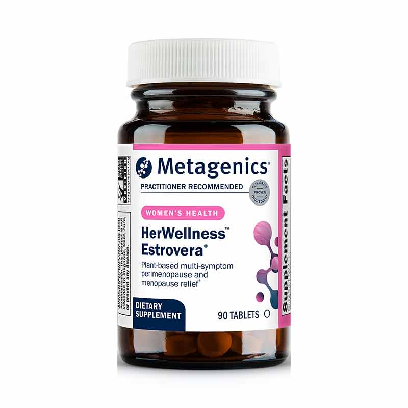 HerWellness Estrovera, 90 Tablets, by Metagenics