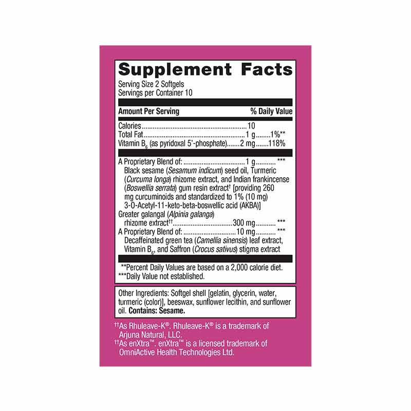 HerWellness Rapid Period Relief, 20 Softgels, by Metagenics, image #2