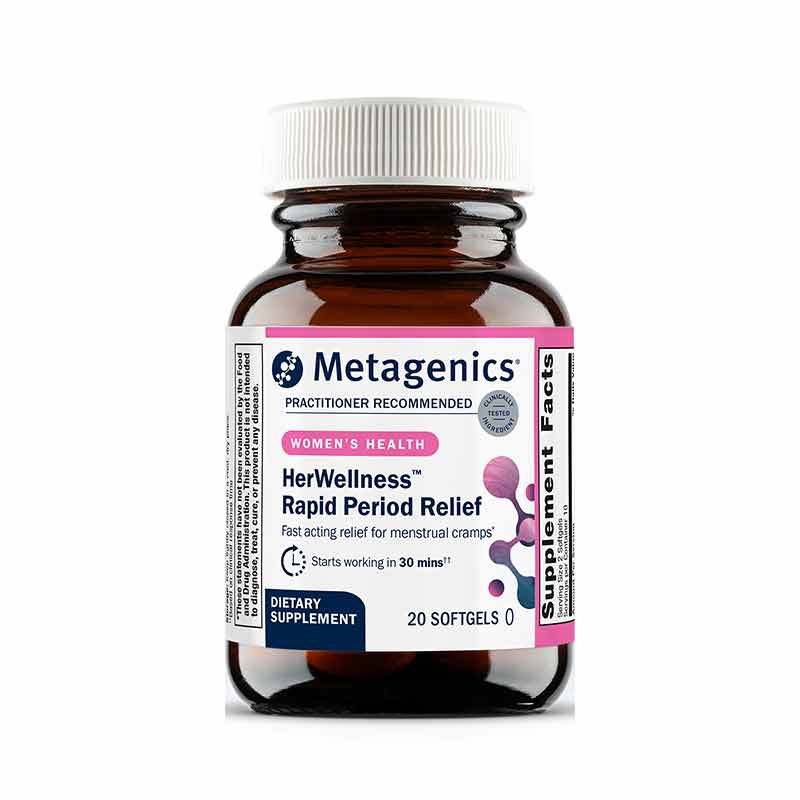 HerWellness Rapid Period Relief, by Metagenics