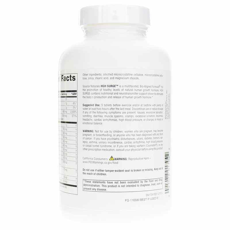 HGH Surge, 150 Tablets, by Source Naturals, image #3