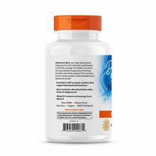 White supplement bottle with orange cap containing Doctor's Best chelated magnesium tablets.
