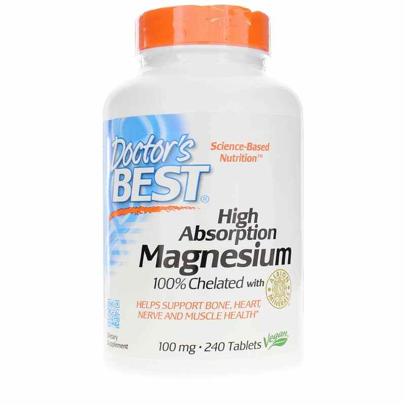 High Absorbency Magnesium High Absorption Chelated Magnesium, Doctors Best – Natural Healthy Concepts