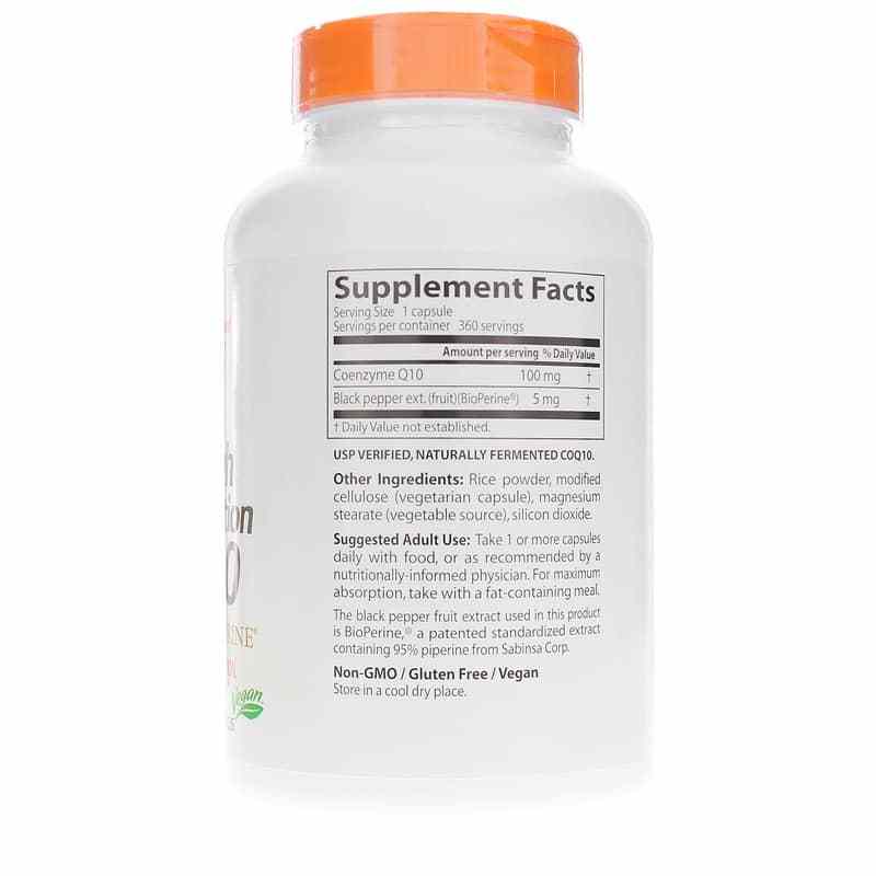 High Absorption CoQ10 100 Mg, 360 Veg Capsules, by Doctors Best, image #2