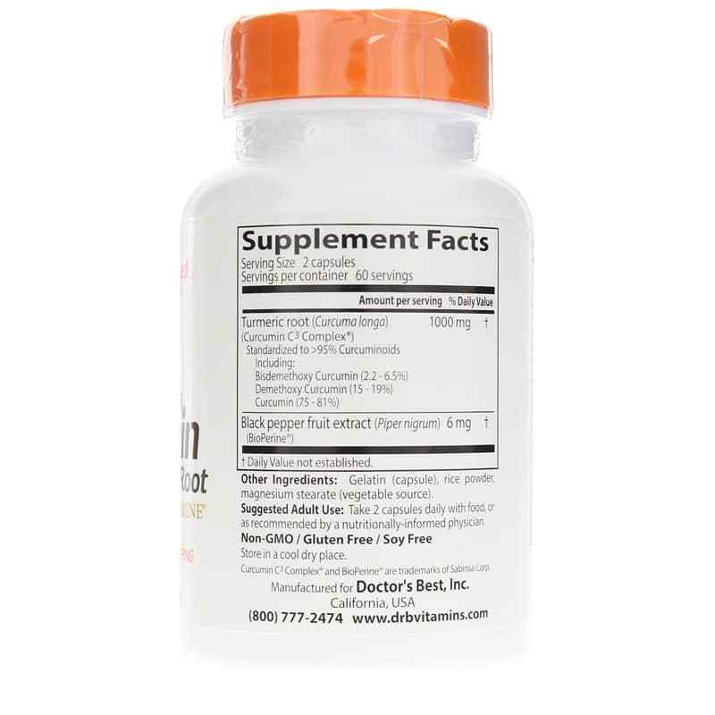 High Absorption Curcumin from Turmeric Root 500 Mg, by Doctors Best, image #2