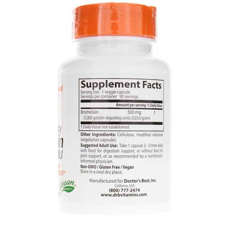 High Potency Bromelain 3000, by Doctors Best, image #2