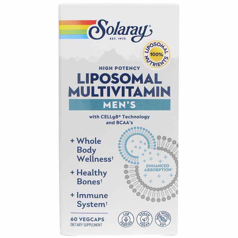 High Potency Liposomal Multivitamin Men's, 60 Veg Capsules, by Solaray