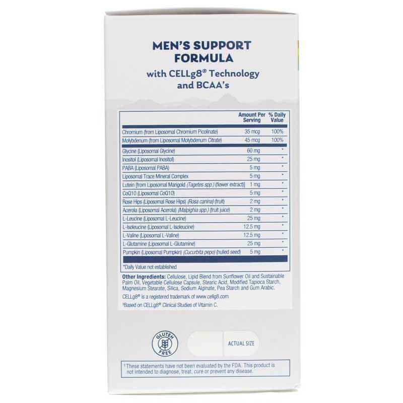 High Potency Liposomal Multivitamin Men's, 60 Veg Capsules, by Solaray, image #4