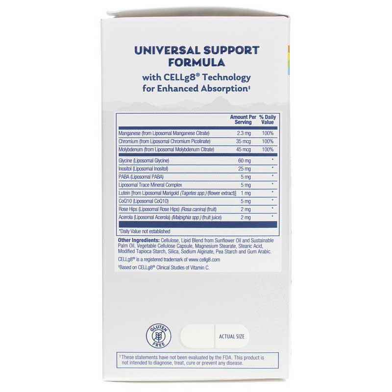 High Potency Liposomal Multivitamin Universal, 60 Veg Capsules, by Solaray, image #4