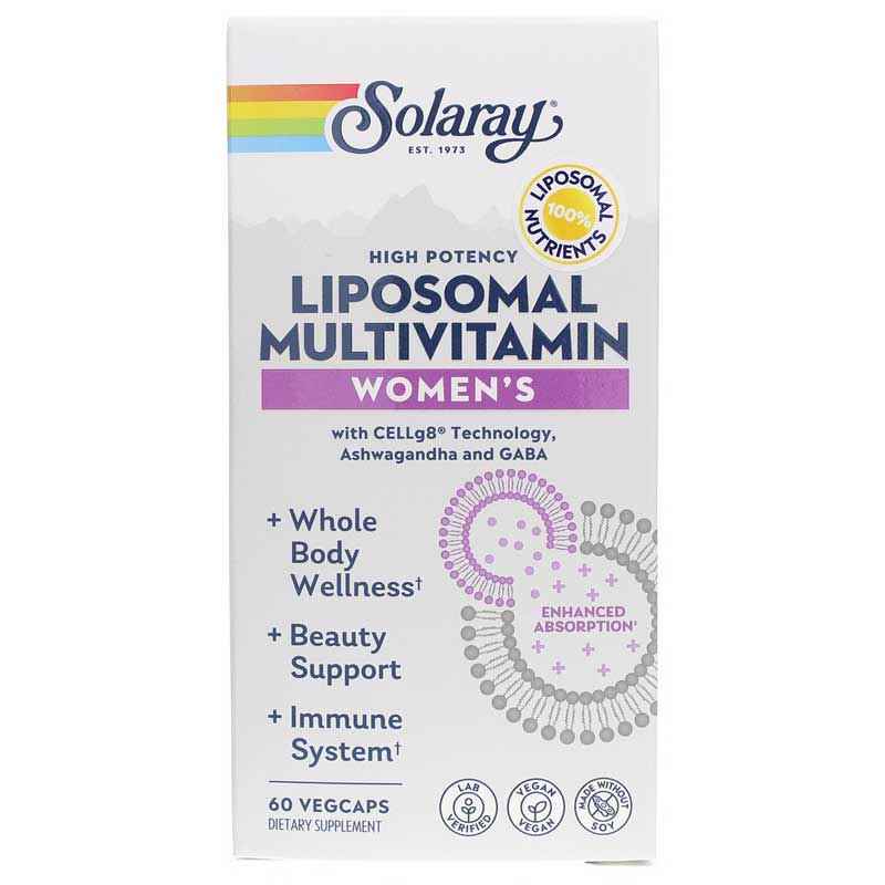 High Potency Liposomal Multivitamin Women's, 60 Veg Capsules, by Solaray