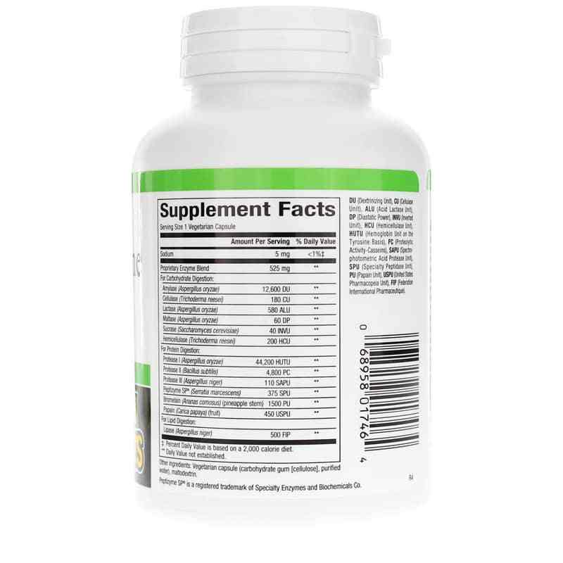 High Potency Multi Enzyme, 120 Veg Capsules, by Natural Factors, image #2