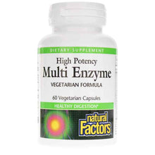 High Potency Multi Enzyme, 60 Veg Capsules, by Natural Factors