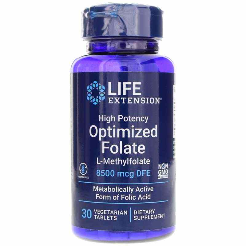 High Potency Optimized Folate 8500 Mcg DFE, by Life Extension