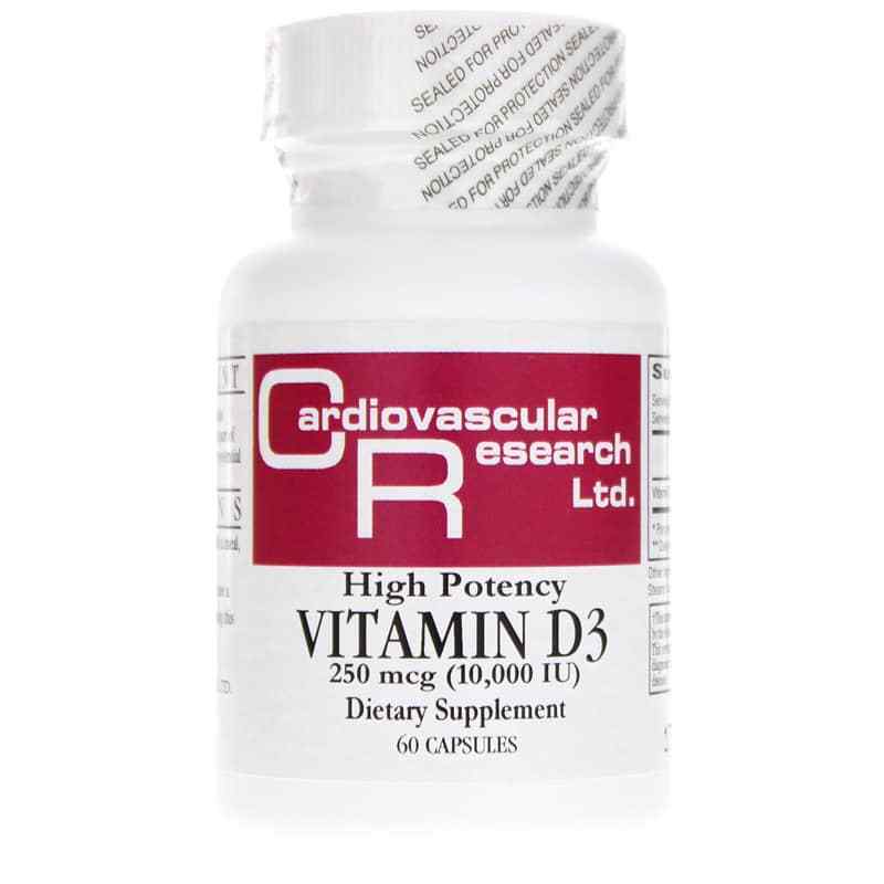 High Potency Vitamin D3 10,000 IU, by Cardiovascular Research