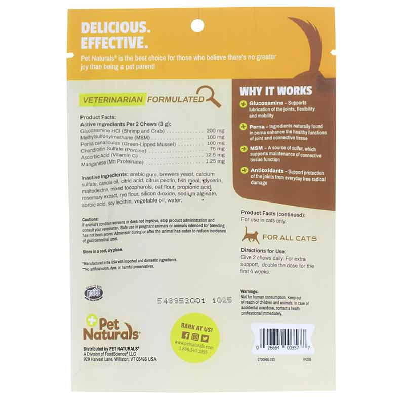 Hip + Joint for Cats of All Sizes, by Pet Naturals Of Vermont, image #2