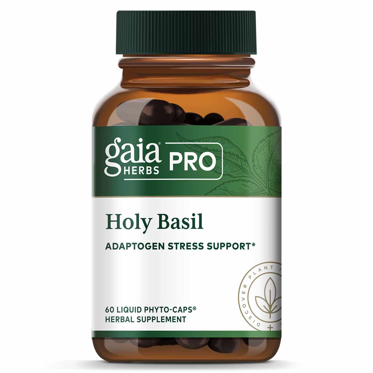 Holy Basil, 60 Liquid Phyto Caps, by Gaia Herbs Pro