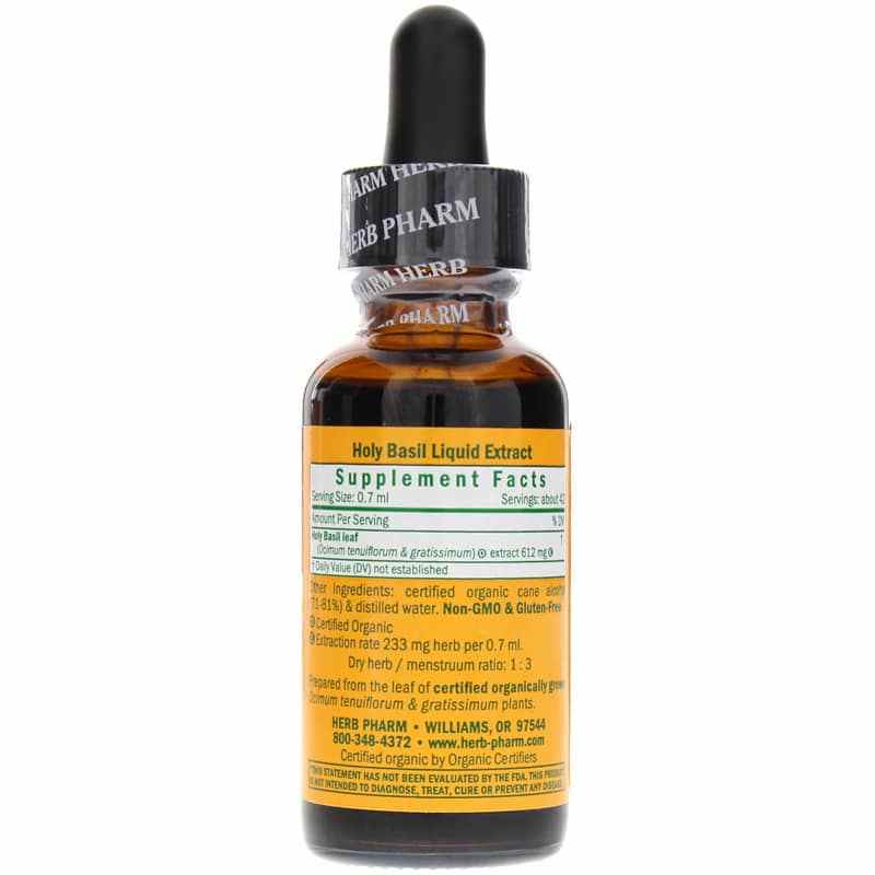 Holy Basil Extract, 1 Oz, by Herb Pharm, image #2