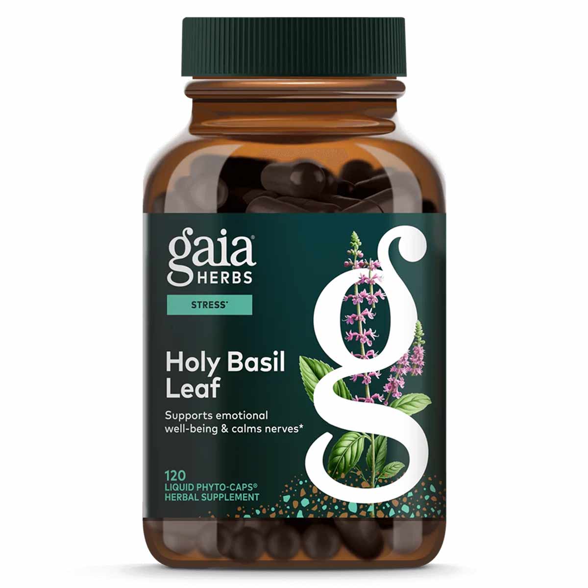 Holy Basil Leaf, by Gaia Herbs