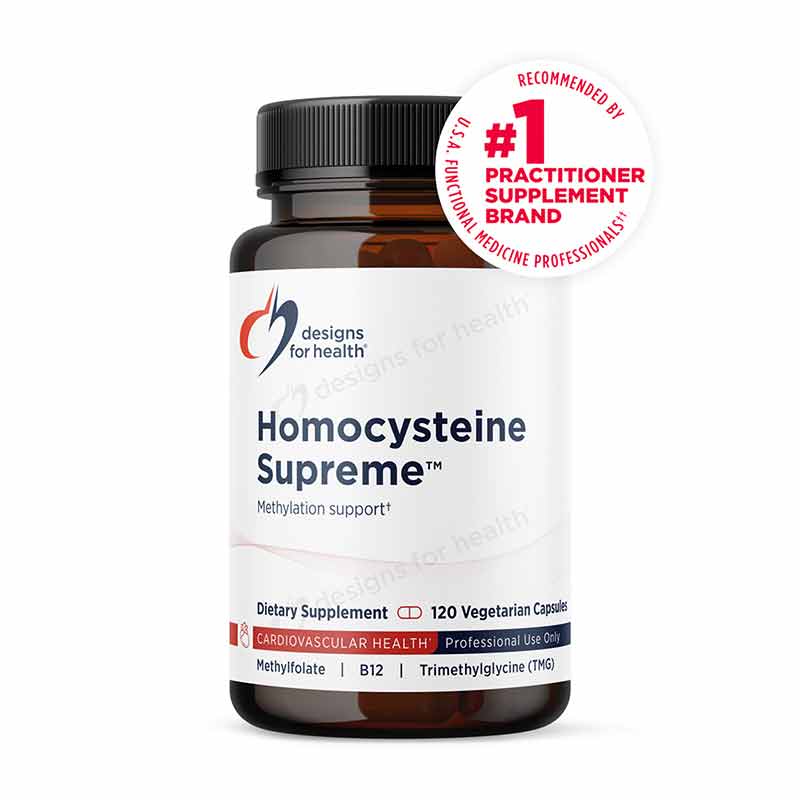 Homocysteine Supreme, 120 Veg Capsules, by Designs For Health