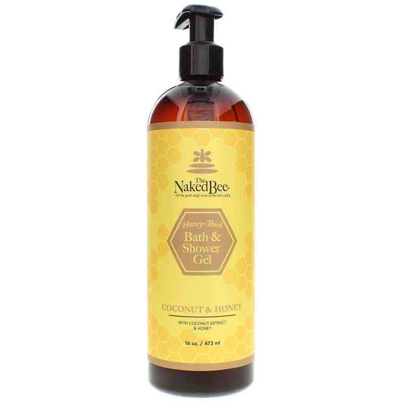 Honey-Thick Bath & Shower Gel, Coconut & Honey, by Naked Bee