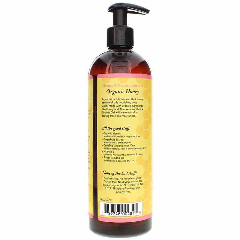 Honey-Thick Bath & Shower Gel, Grapefruit Blossom Honey, by Naked Bee, image #3