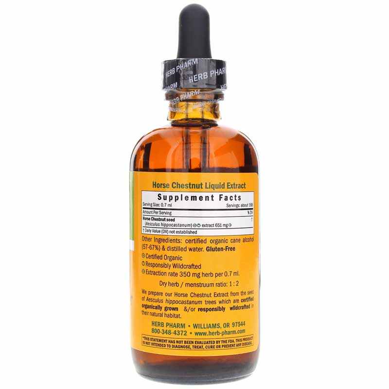 Horse Chestnut Extract, 4 Oz, by Herb Pharm, image #2