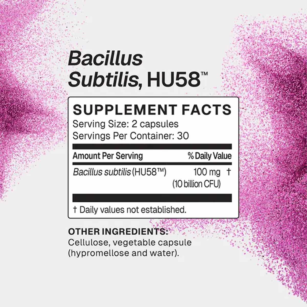 Bacillus Subtilis, HU58™, 60 Capsules, by Microbiome Labs