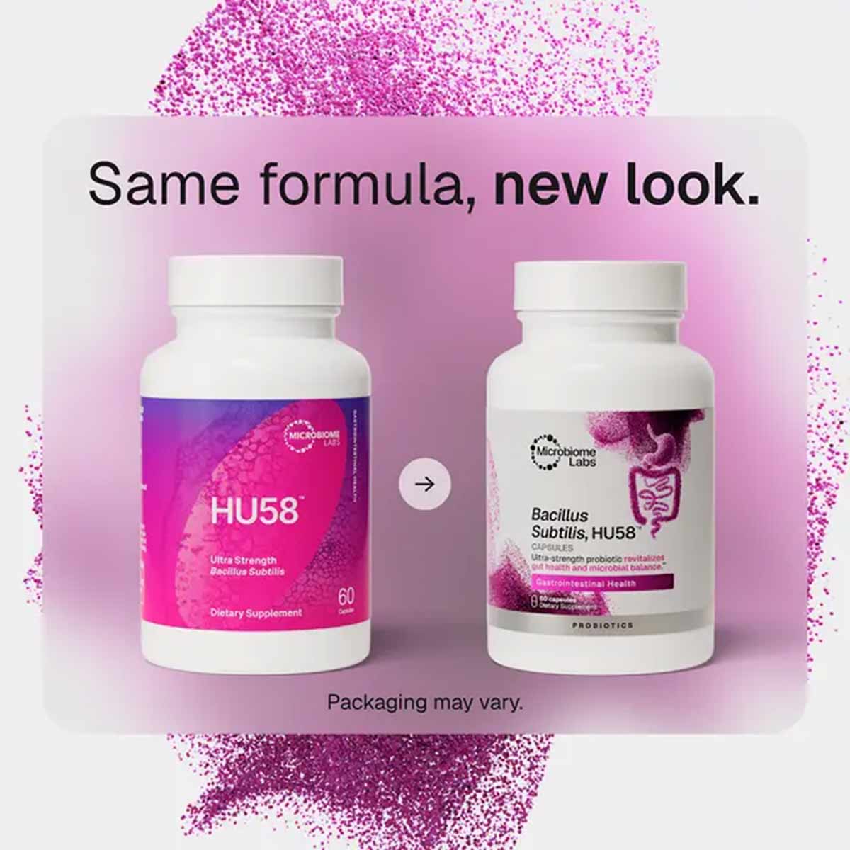 Bacillus Subtilis, HU58™, 60 Capsules, by Microbiome Labs