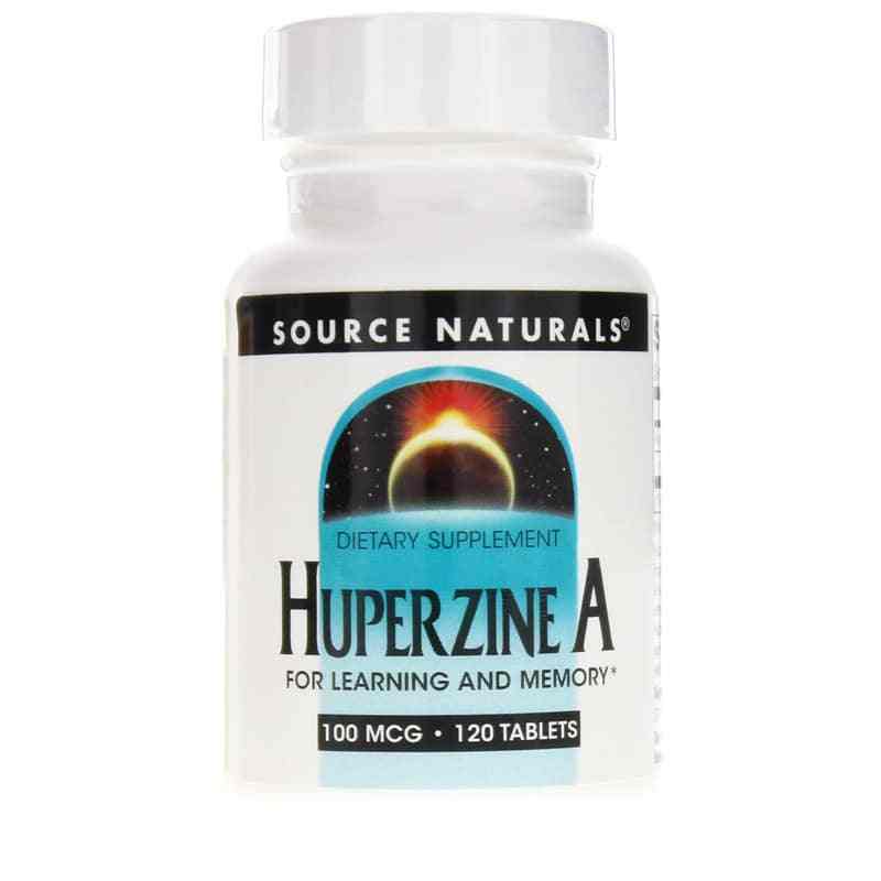 Huperzine A 100 Mcg for Learning and Memory, 120 Tablets, by Source Naturals