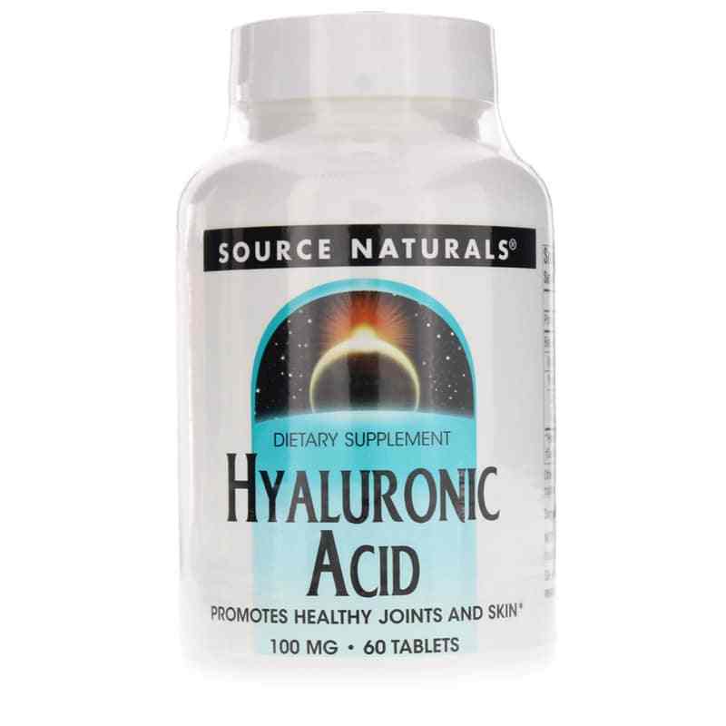 Hyaluronic Acid 100 Mg Tablets, 60 Tablets, by Source Naturals