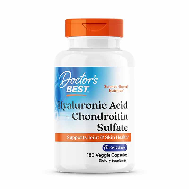 Hyaluronic Acid + Chondroitin Sulfate, 180 Capsules, by Doctors Best