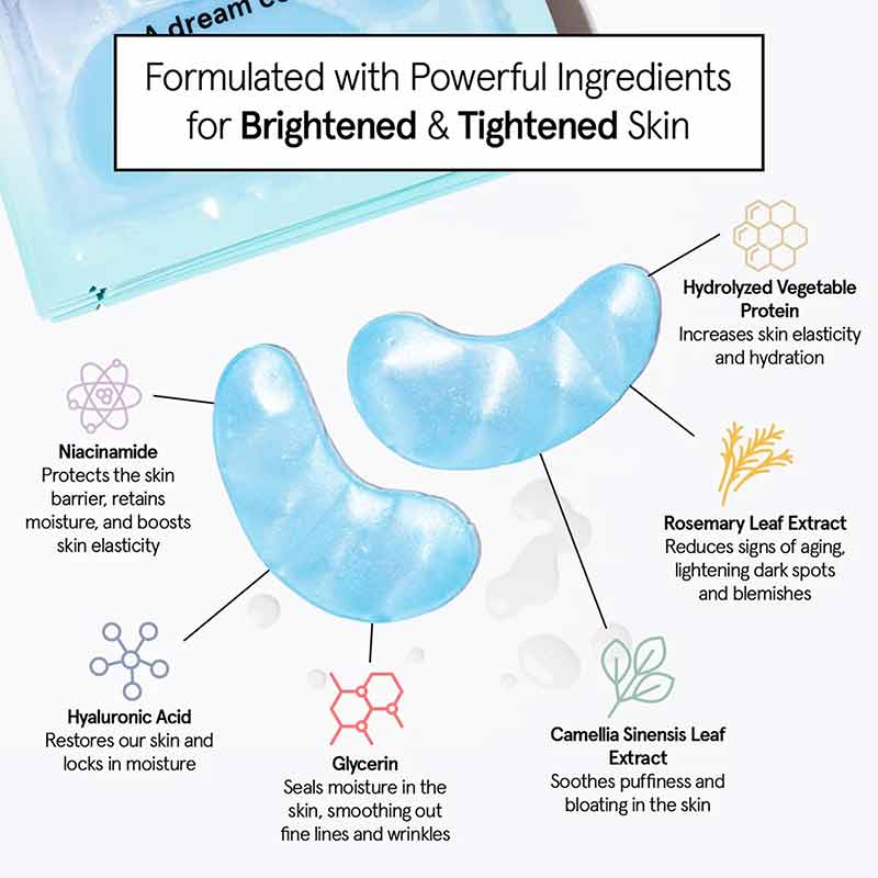 Hydrating & Soothing Under Eye Masks, by Grace & Stella, image #8