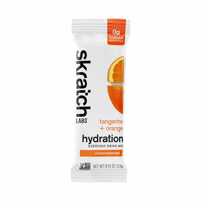 Hydration Everyday Drink Mix Singles, Tangerine Orange, 15 Sticks, by Skratch Labs, image #2