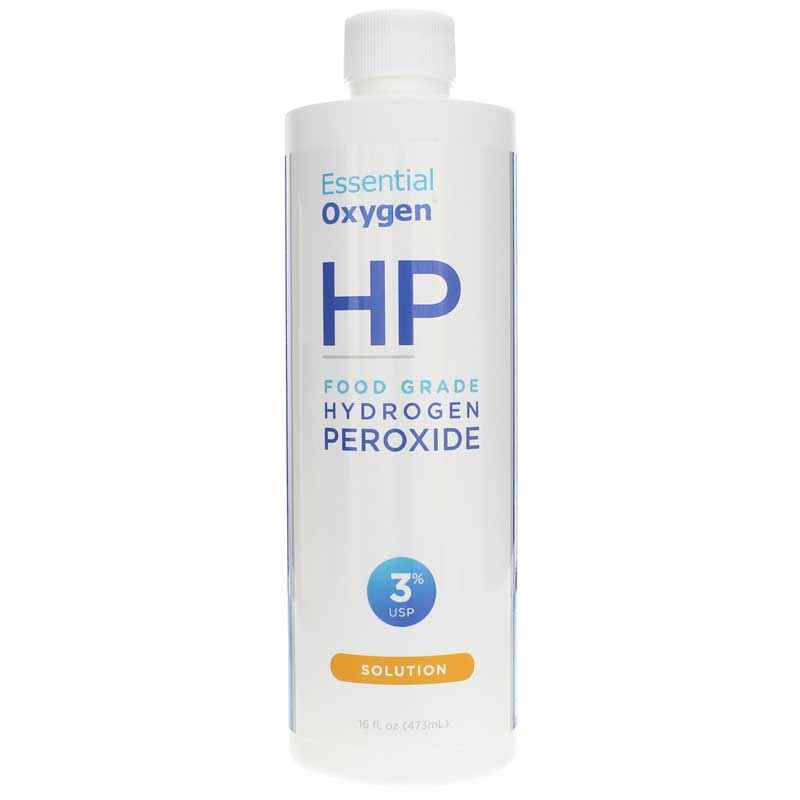 Hydrogen Peroxide Solution Food-Grade, 16 Oz, by Essential Oxygen