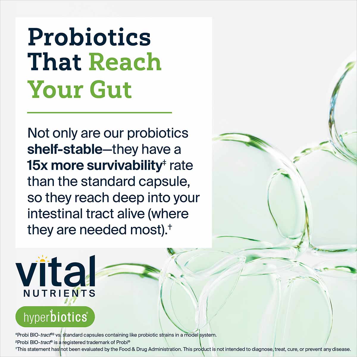 Hyperbiotics Pro-Men Probiotic bottle with product information and water splash imagery on white background.