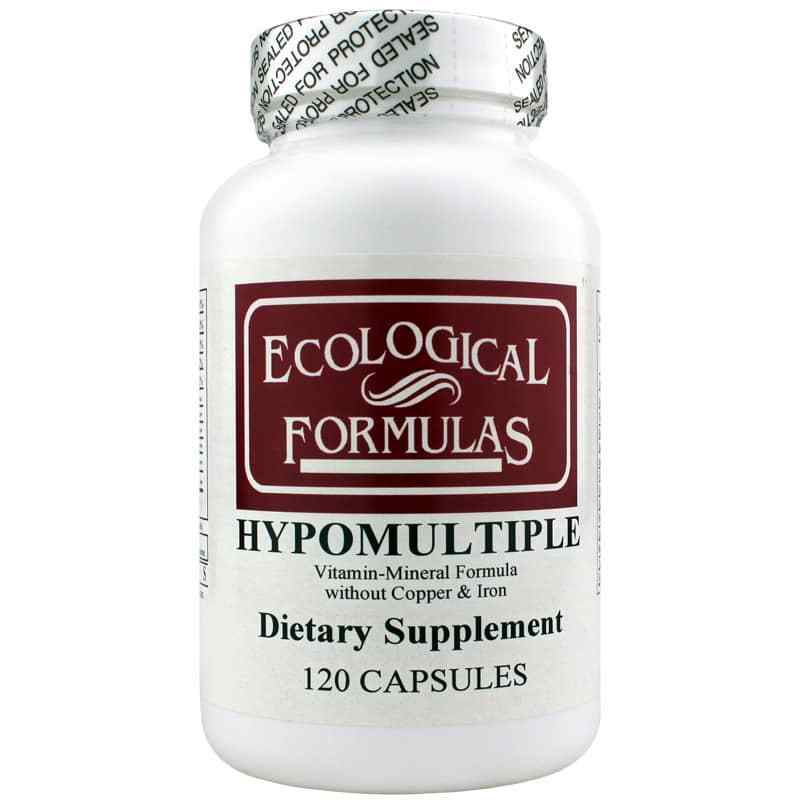 Hypomultiple Vitamin-Mineral Formula without Copper & Iron, by Ecological Formulas