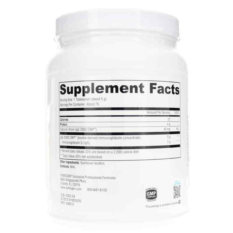 IgG 2000 CWP Powder, 15.9 Oz, by Xymogen, image #2