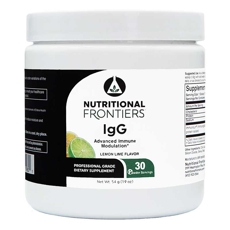 IgG Powder, Lemon Lime, by Nutritional Frontiers