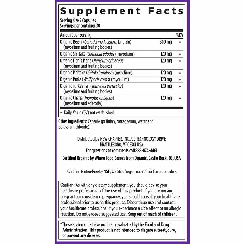 Immune Support, 60 Capsules, by New Chapter, image #2